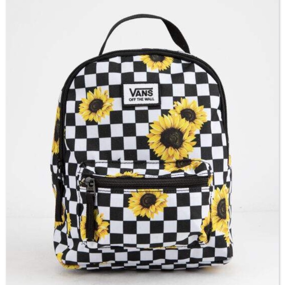 Vans Checkered Sunflower Mini Backpack